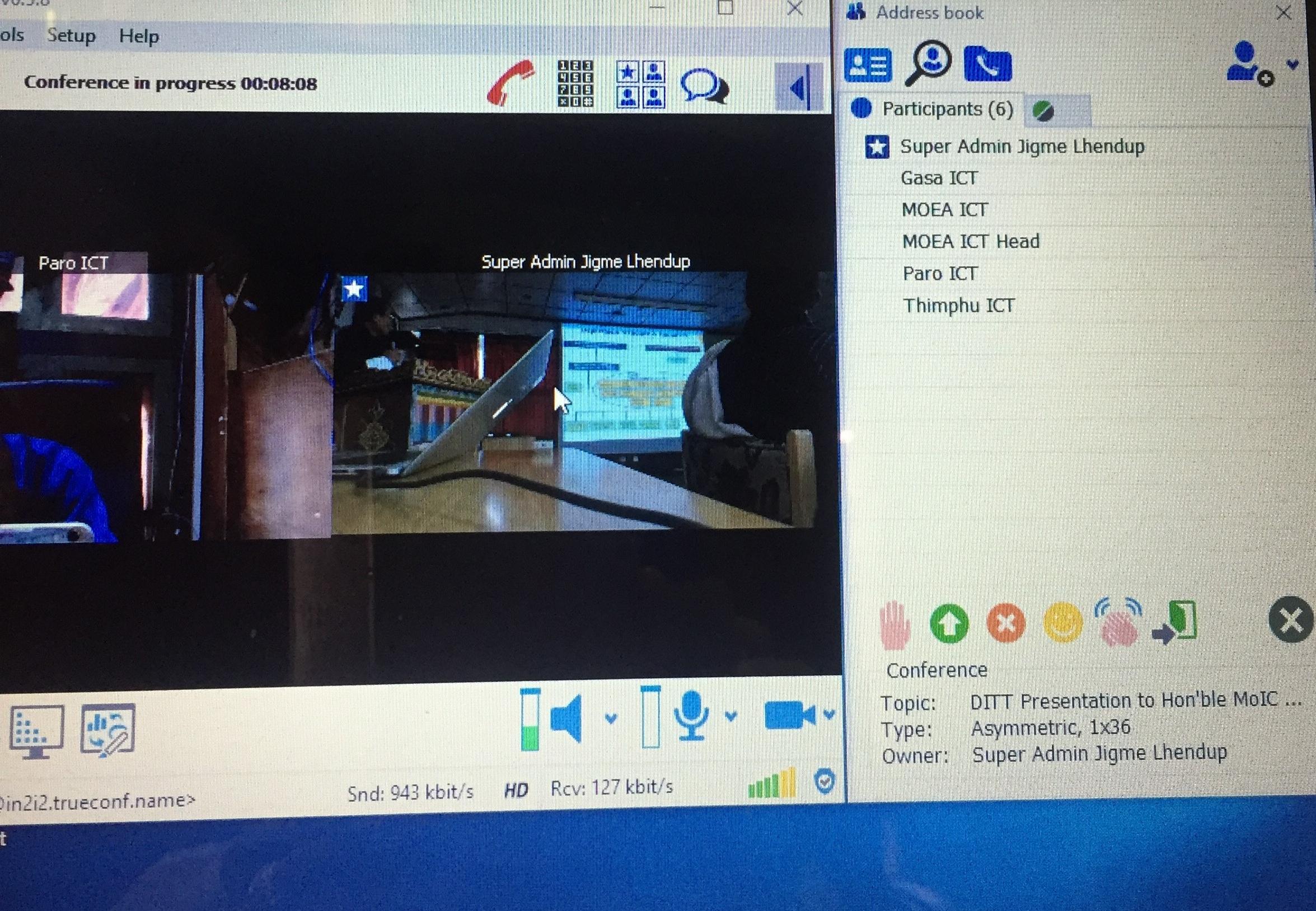Attending Presentation Session via TrueConf